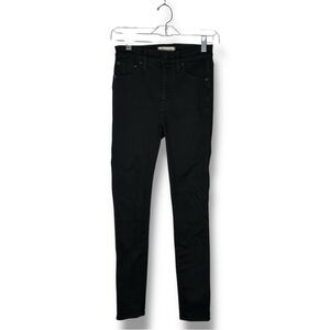 Madewell Black 10” High Rise Skinny Skinny Jeans Size 25 - “Leandro”